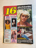 16 Magazine April 1981 John Schneider Matt Dillon w/ poster intact