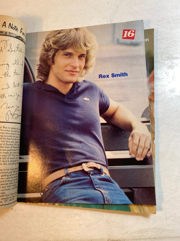 16 Magazine February 1981 John Schneider Van Halen no poster
