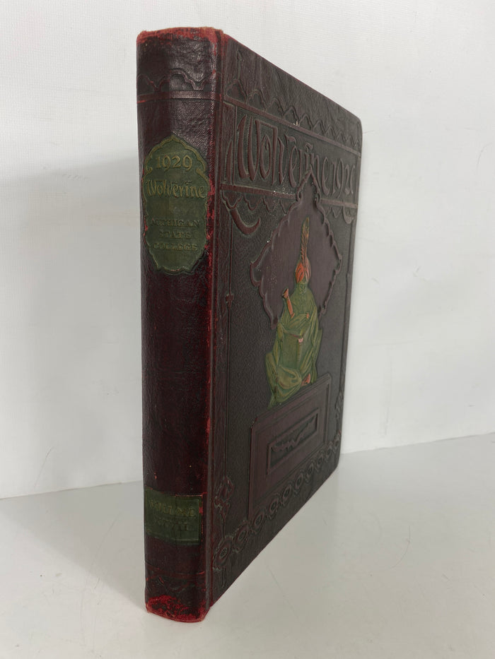 1929 Michigan State College "Wolverine" Yearbook HC