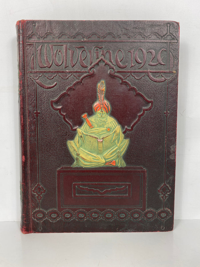 1929 Michigan State College "Wolverine" Yearbook HC
