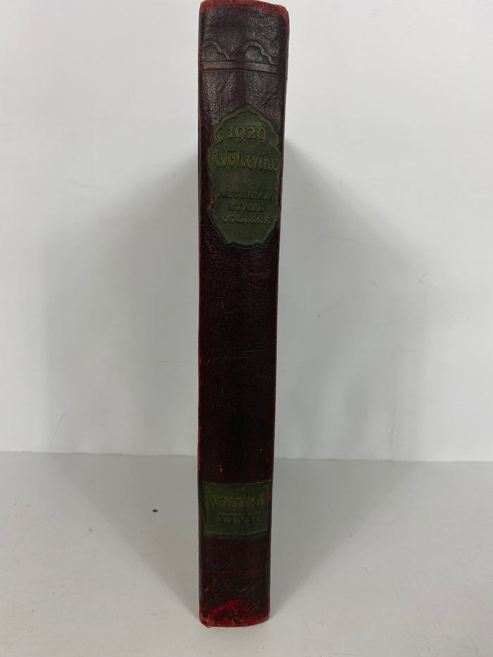 1929 Michigan State College "Wolverine" Yearbook HC