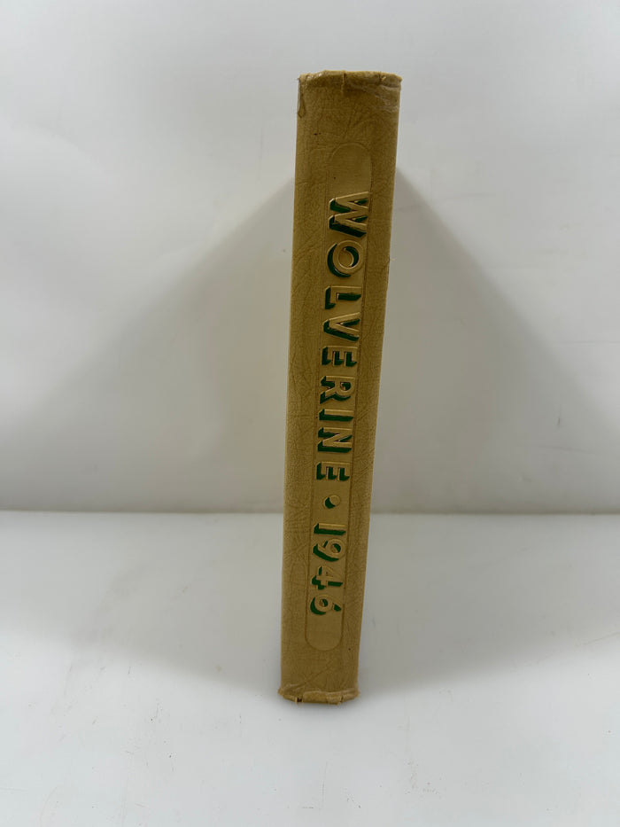 1946 "Wolverine" Michigan State College Yearbook  Separated Cover HC