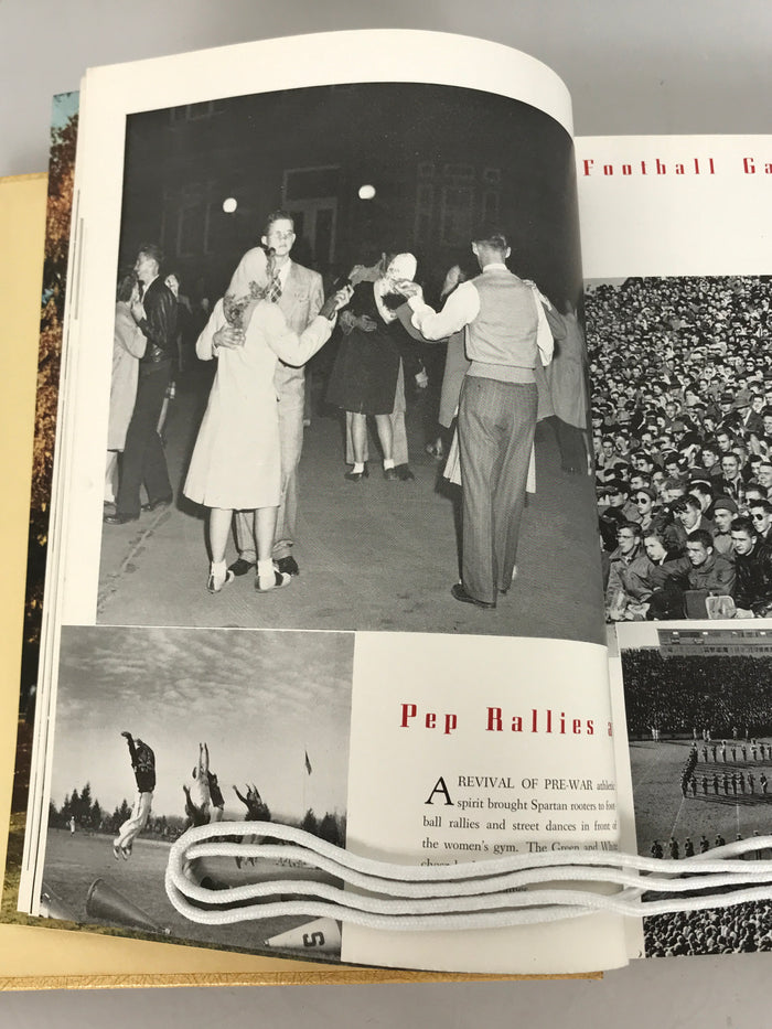 1947 Michigan State College Yearbook East Lansing Michigan HC