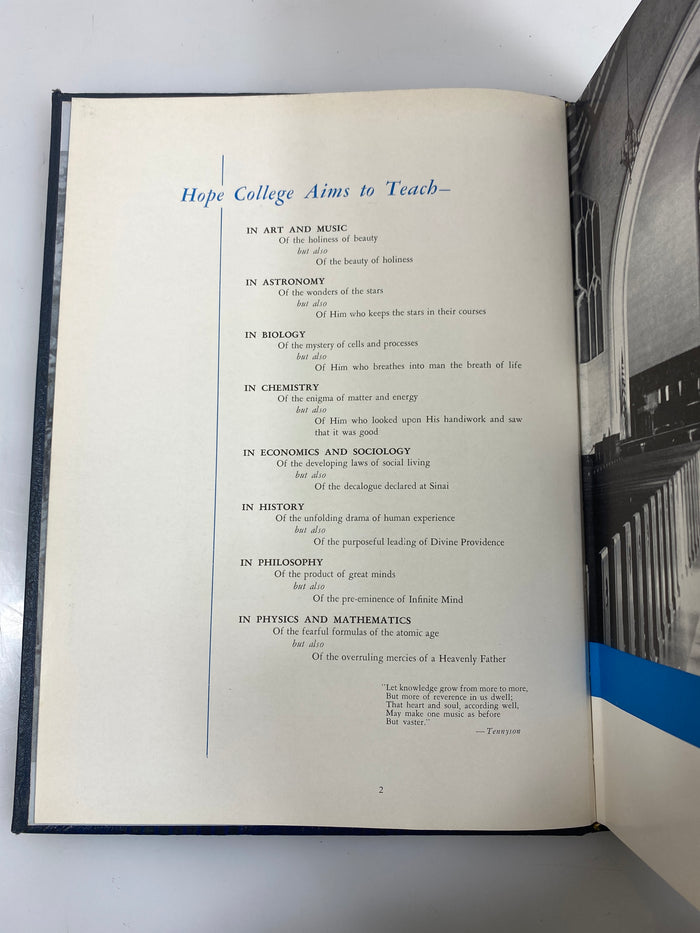 1950  "Milestone" Hope College Yearbook Holland Michigan HC