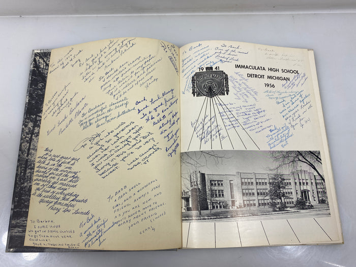 1956 Immaculata High School Yearbook Detroit, MI HC