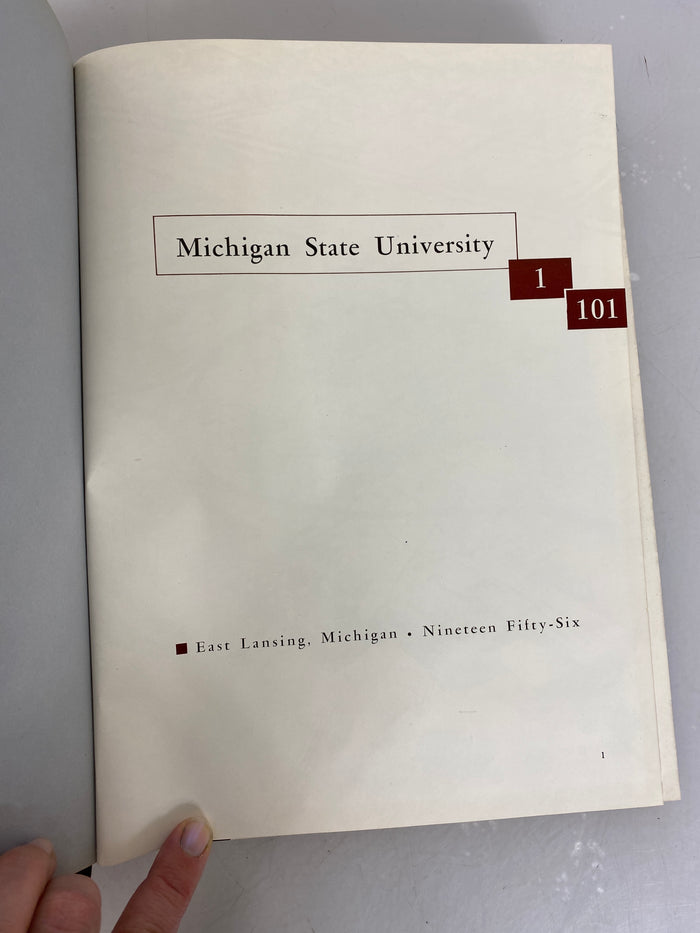1956 Michigan State University Yearbook Wolverine
