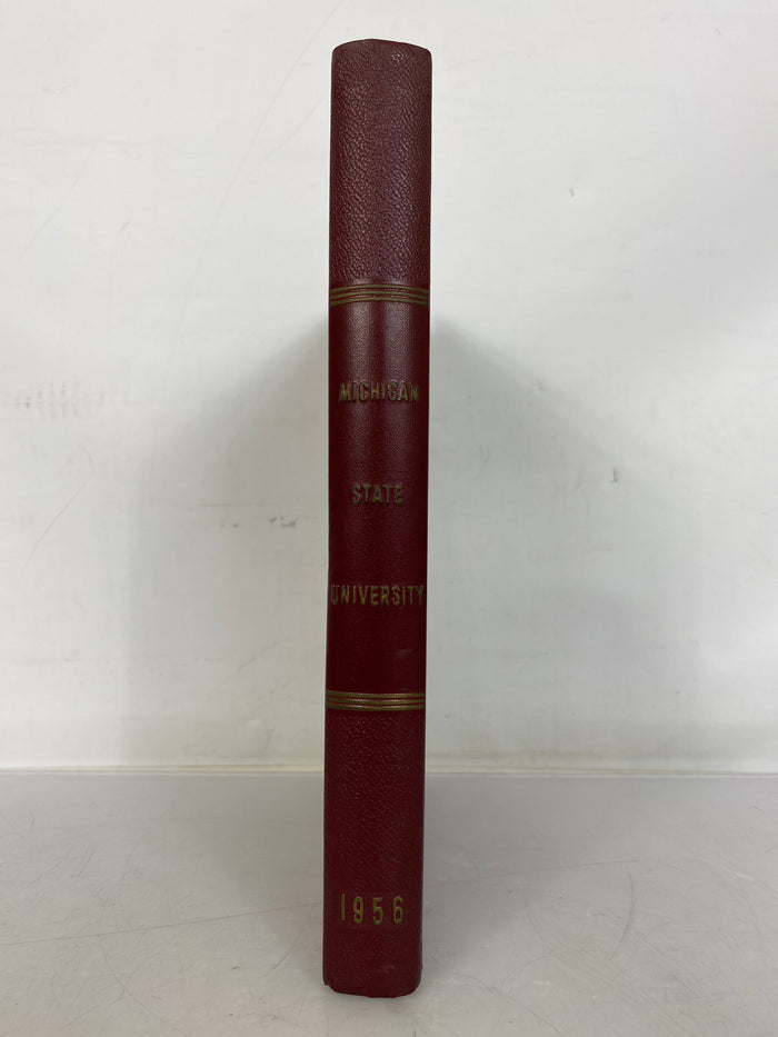 1956 Michigan State University Yearbook Wolverine