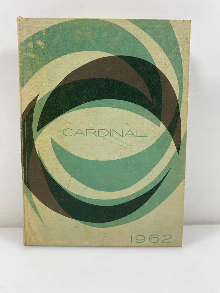1962 Coldwater High School "Cardinal" Yearbook Coldwater Michigan HC
