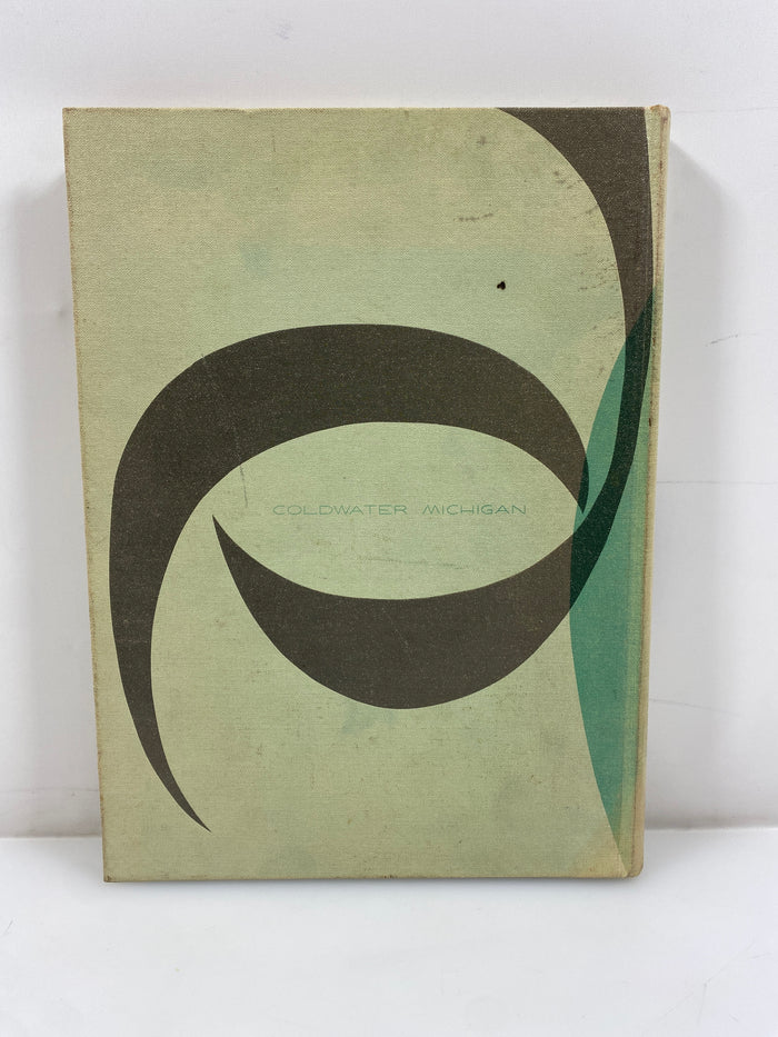 1962 Coldwater High School "Cardinal" Yearbook Coldwater Michigan HC