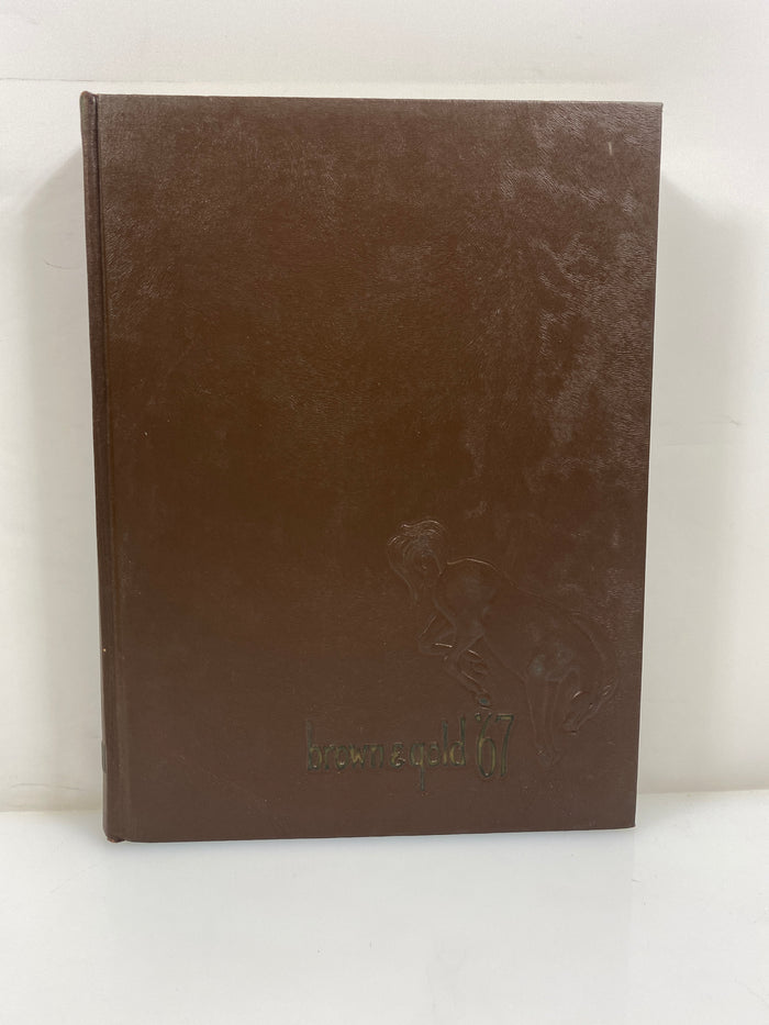 1967 "Brown & Gold" Western Michigan University Yearbook Kalamazoo MI HC