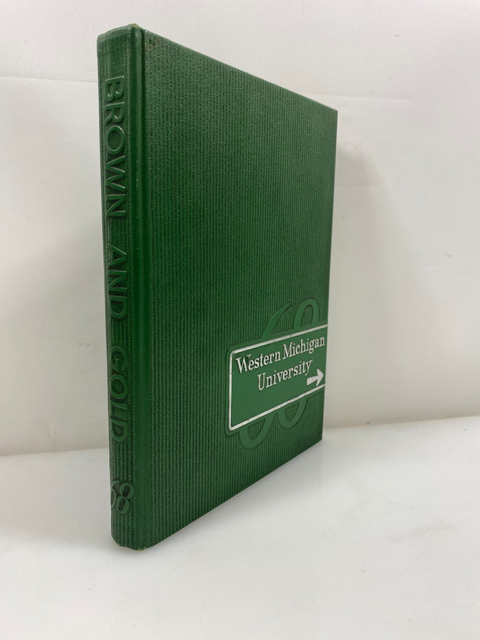 1968 "Brown & Gold" Western Michigan University Yearbook Kalamazoo MI HC