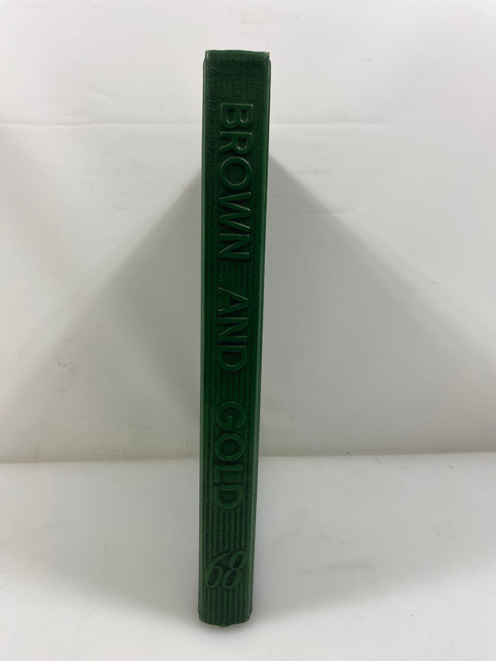 1968 "Brown & Gold" Western Michigan University Yearbook Kalamazoo MI HC
