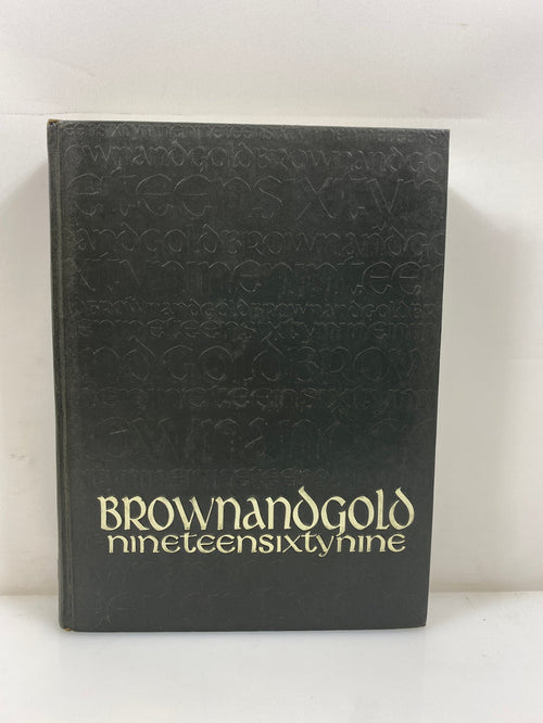 1969 "Brown & Gold" Western Michigan University Yearbook Kalamazoo MI HC