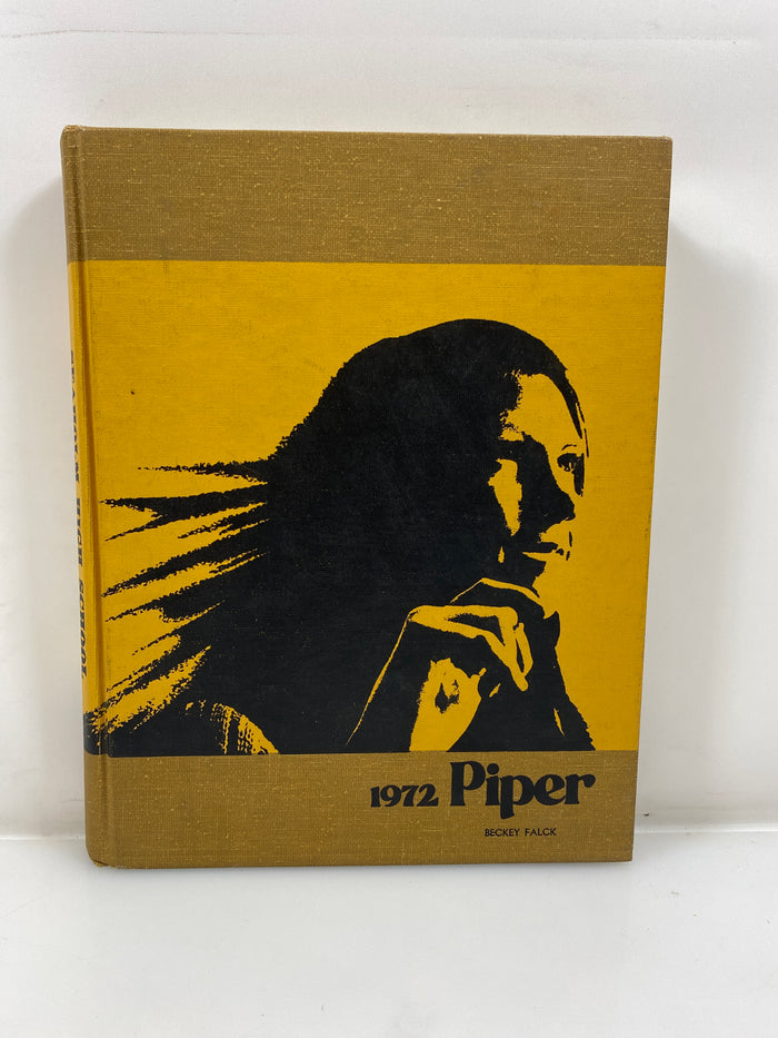 1972 'Piper' Seaholm High School Yearbook Birmingham Michigan HC