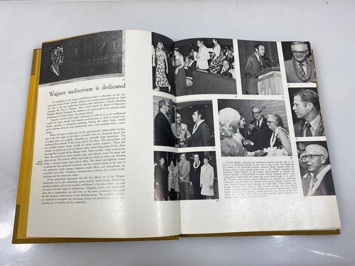 1972 'Piper' Seaholm High School Yearbook Birmingham Michigan HC