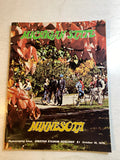 1976 Michigan State vs Minnesota Spartan Sideliner Football Program