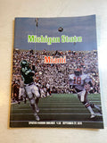 1979 Michigan State vs Miami Spartan Sideliner Football Program