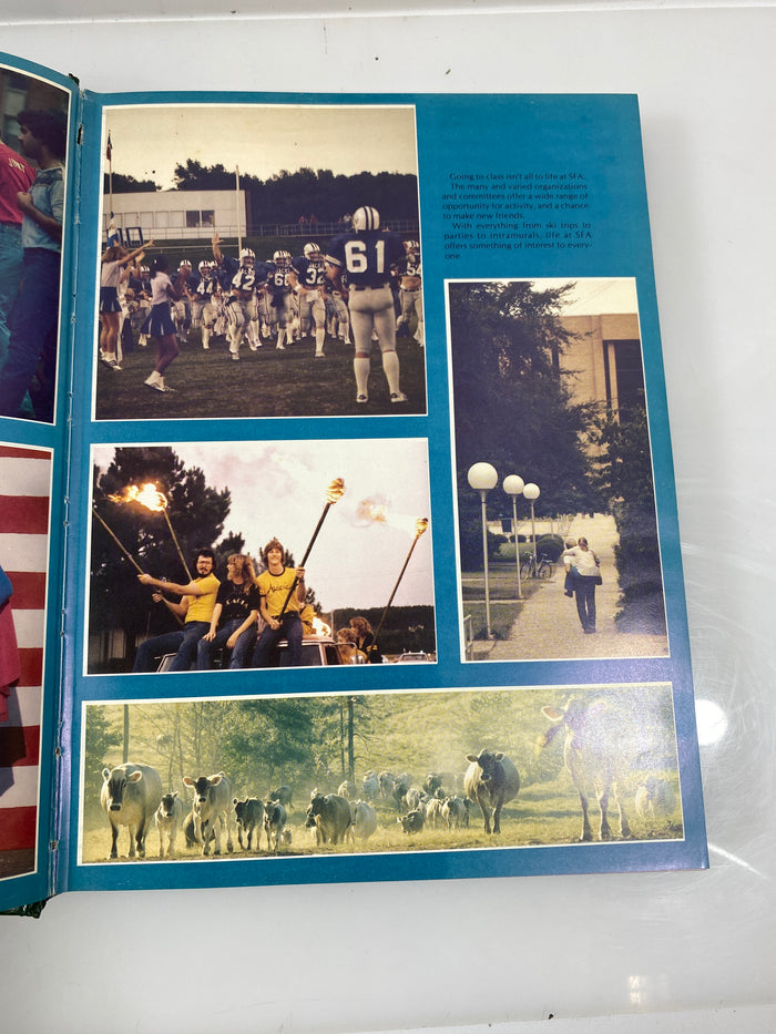 1980 Stephen F. Austin State University Yearbook Nacogdoches, Texas HC