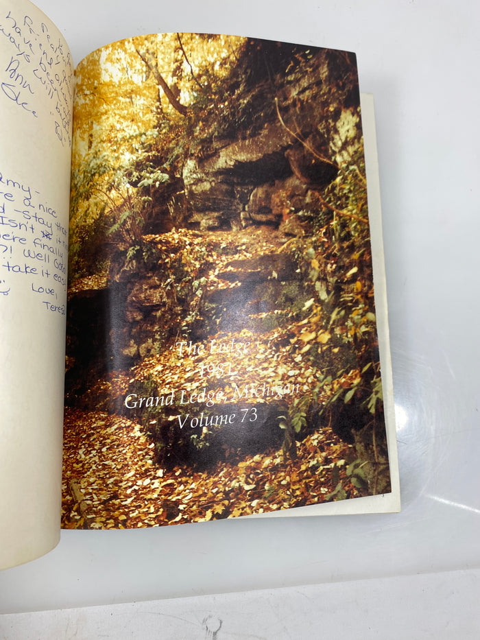 1981 Grand Ledge High School Yearbook Grand Ledge Michigan HC
