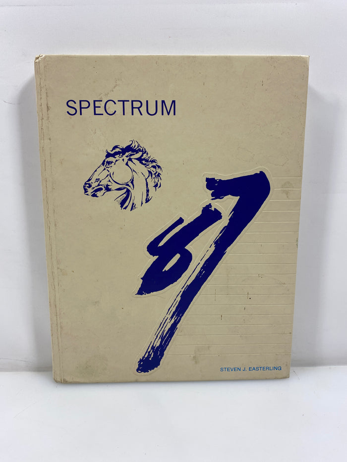 1986 "Spectrum" Flint Southwestern High School Yearbook Flint, MI HC