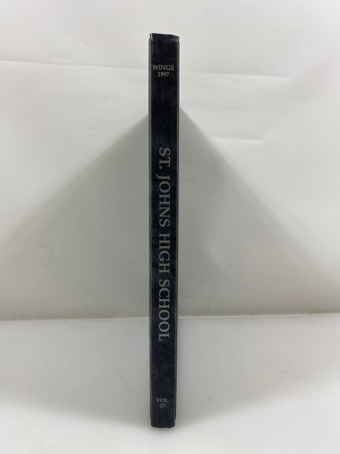 1997 "Wings" St. Johns High School Yearbook St. Johns Michigan HC