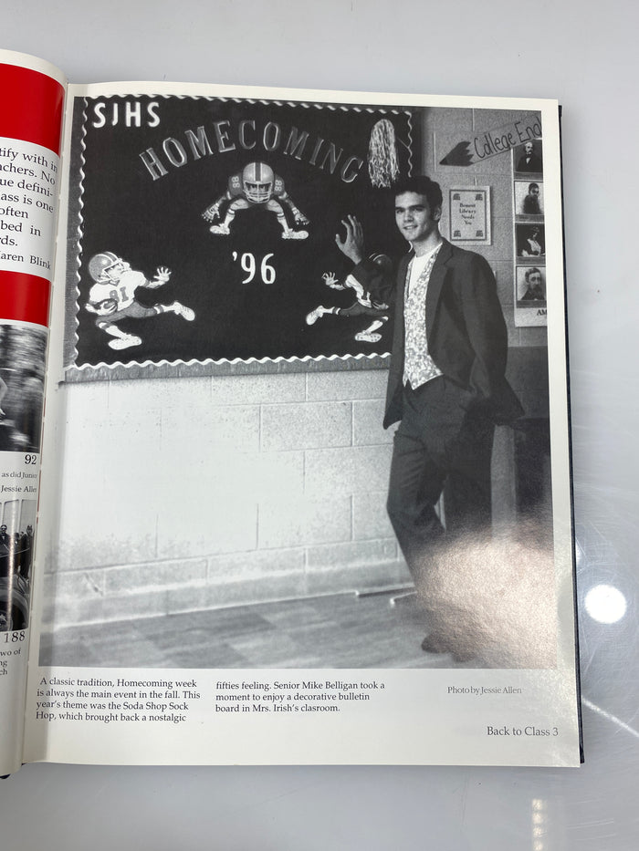 1997 "Wings" St. Johns High School Yearbook St. Johns Michigan HC