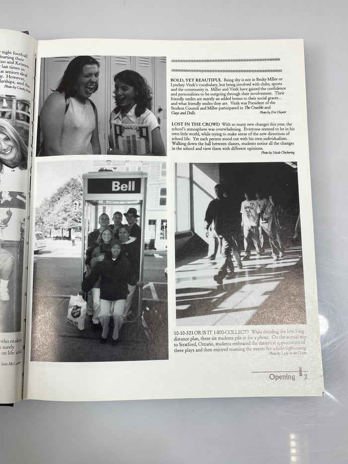 1999 "Wings" St. Johns High School Yearbook St. Johns Michigan HC