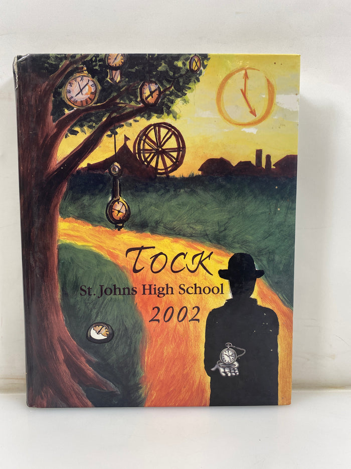 2002 St. Johns High School Yearbook "Wings" St. Johns Michigan HC