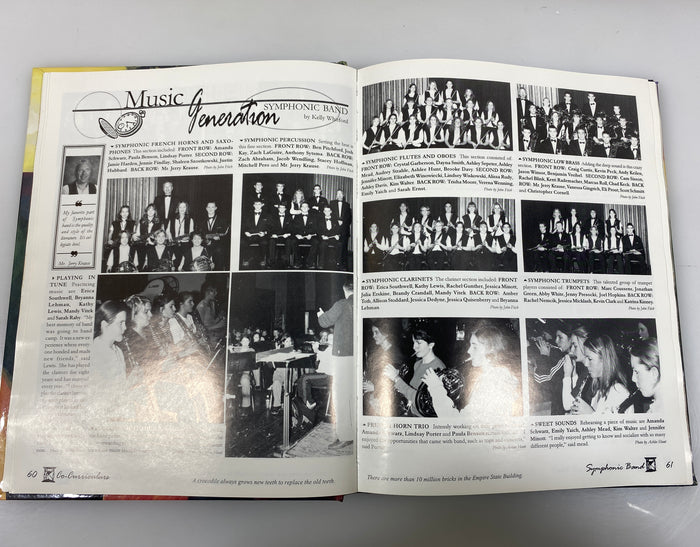2002 St. Johns High School Yearbook "Wings" St. Johns Michigan HC