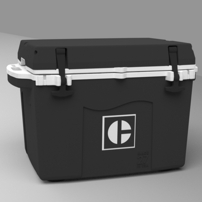 Vintage Cat Logo cooler Black