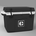 Vintage Cat Logo cooler Black