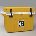Vintage Cat Logo cooler Yellow