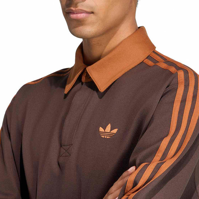 Adidas	3-Stripes Rugby Longsleeve Polo