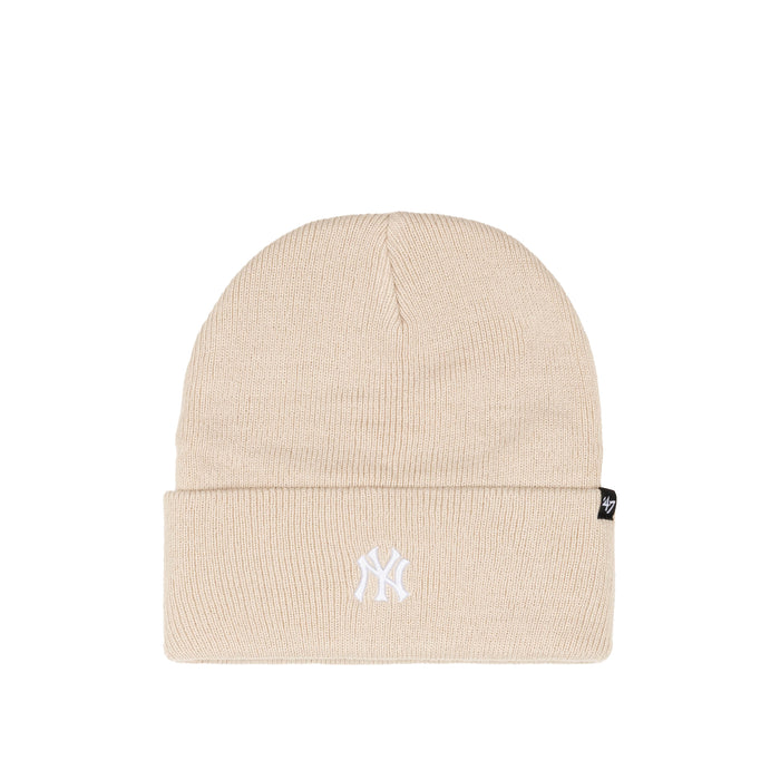 47 MLB New York Yankees *Base Runner Cuff Knit* Beanie (Bone)
