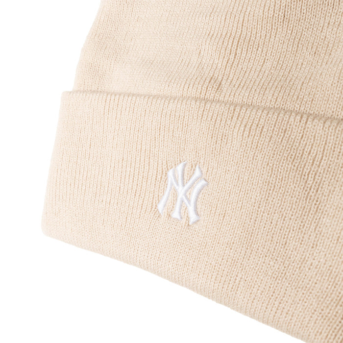 47 MLB New York Yankees *Base Runner Cuff Knit* Beanie (Bone)