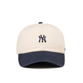 47 MLB New York Yankees *Base Runner Two Tone Clean Up* Cap (Natural / Navy)