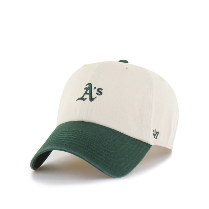 47 MLB Oakland Athletics *Base Runner Two Tone Clean Up* Cap (Natural)