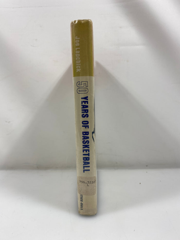 50 Years of Basketball by Lapchick 1968 Ex-library HCDJ