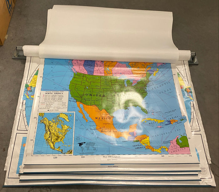 9-Layered Pull Down Geographical Map