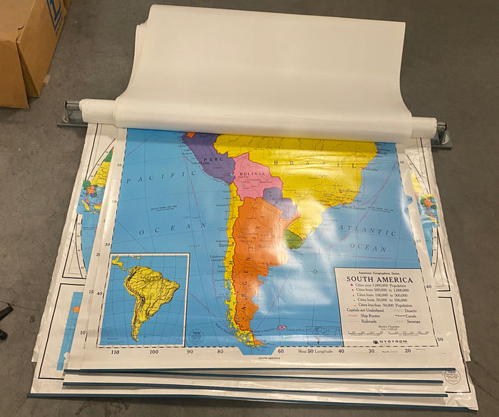 9-Layered Pull Down Geographical Map
