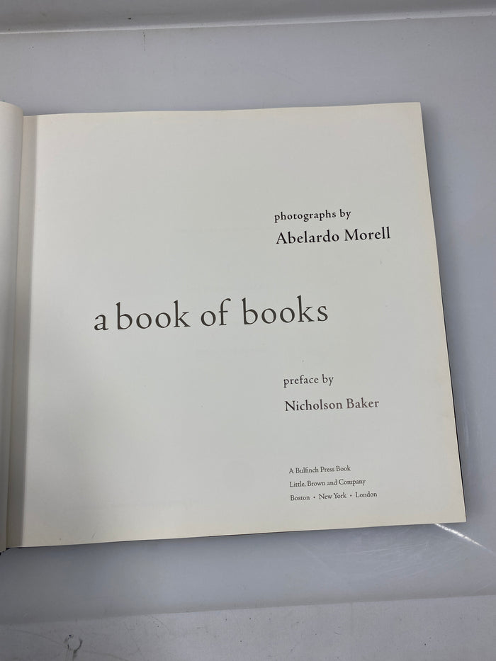 A Book of Books by Morell/Baker 2001 HCDJ