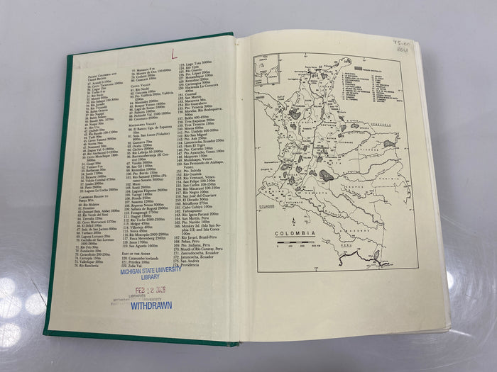 A Guide to the Birds of Colmbia Hilty/Brown Ex-library 1986 HC