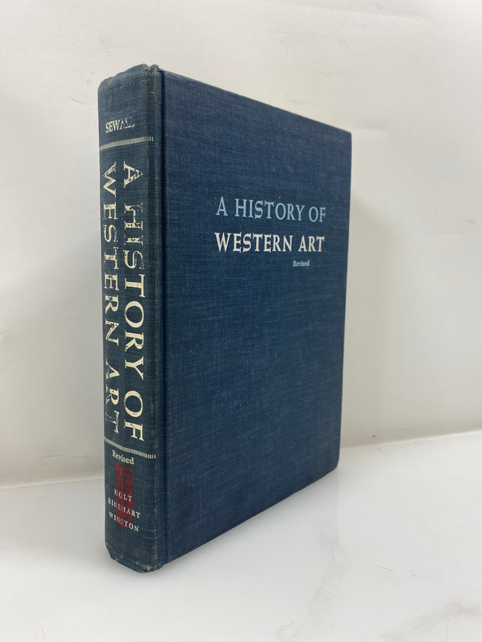 A History of Western Art by John Ives Sewall 1963 HC
