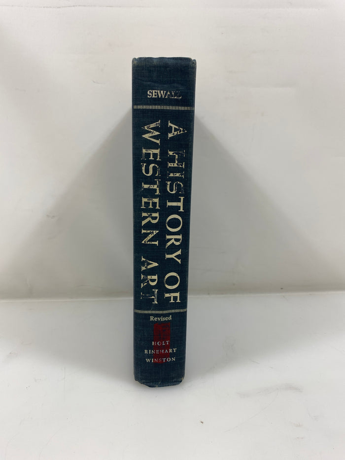 A History of Western Art by John Ives Sewall 1963 HC