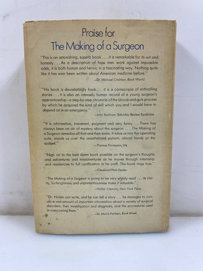 A Surgeon's World William A. Nolen 1972 HCDJ BCE