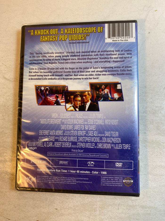 Absolute Beginners DVD 2021 *New*