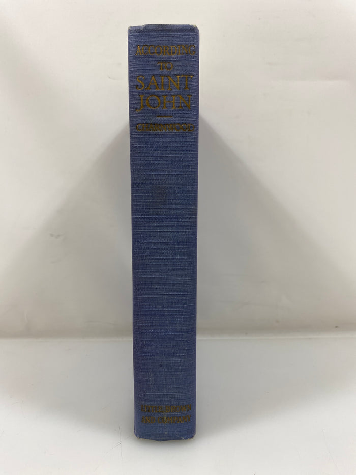 According to Saint John by Lord Charnwood 1926 HC