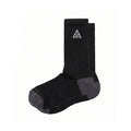 Nike ACG Everyday Elevated Crew Sock (Black / Dark Smoke Grey / Reflective Silver)