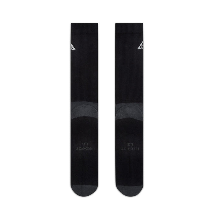 Nike ACG Everyday Elevated Crew Sock (Black / Dark Smoke Grey / Reflective Silver)