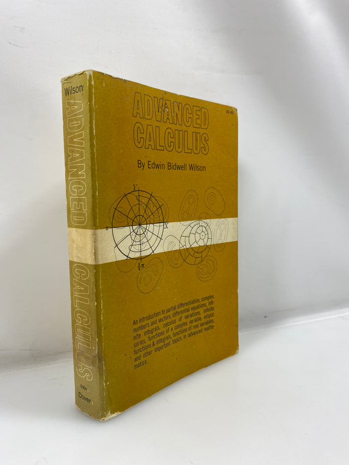 Advance Calculus by Bidwell Wilson 1912 SC